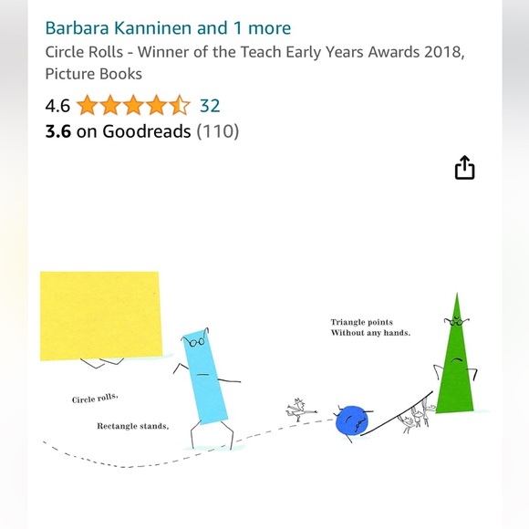 NEW Circle Rolls - Winner of the Teach Early Years Awards 2018, Picture Book - Picture 5 of 5